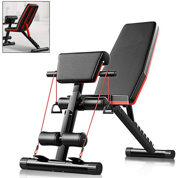 Foldable Workout Bench Home Gym Strength Exercise Fitness Training Equipment